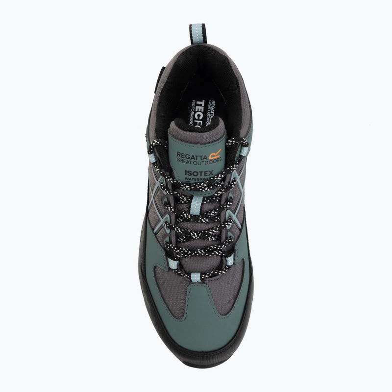 Women's trekking boots REGATTA Samaris III Low spruce green/granite 5