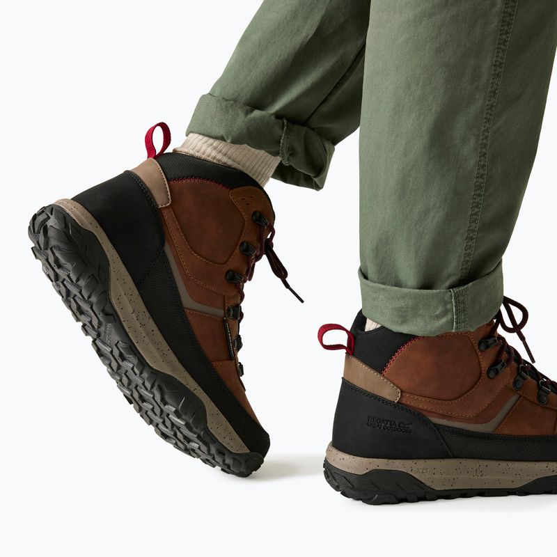 Men's hiking boots REGATTA Renford brown/rio red 7