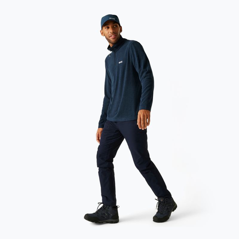 Men's fleece sweatshirt Regatta Thompson Marl moonlight denim 3