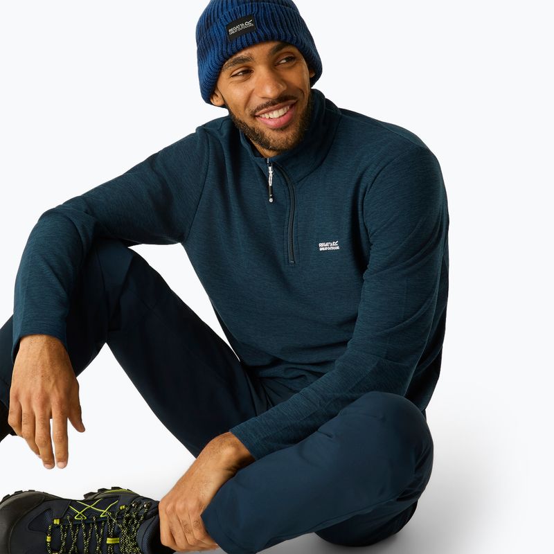 Men's fleece sweatshirt Regatta Thompson Marl moonlight denim 7
