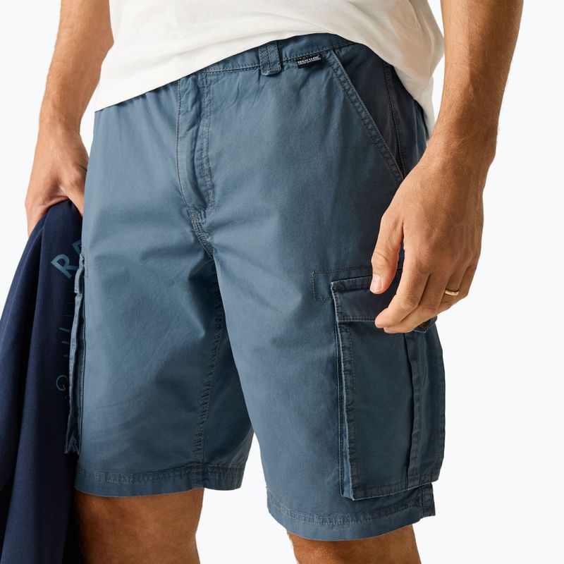 Men's trekking shorts REGATTA Shorebay II china blue 4