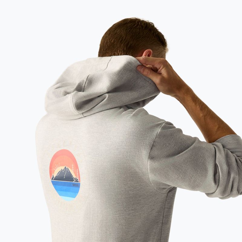 Men's sweatshirt REGATTA Cline Hoody grey marl 4