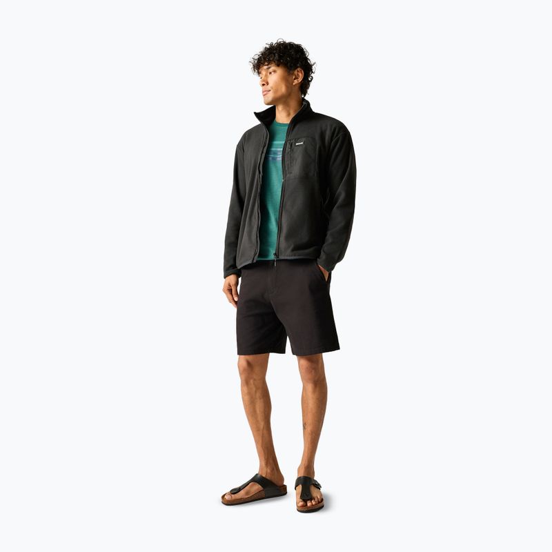 Men's fleece sweatshirt REGATTA  Frankie Full Zip Fleece black/black 2