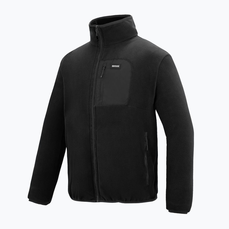 Men's fleece sweatshirt REGATTA  Frankie Full Zip Fleece black/black 8