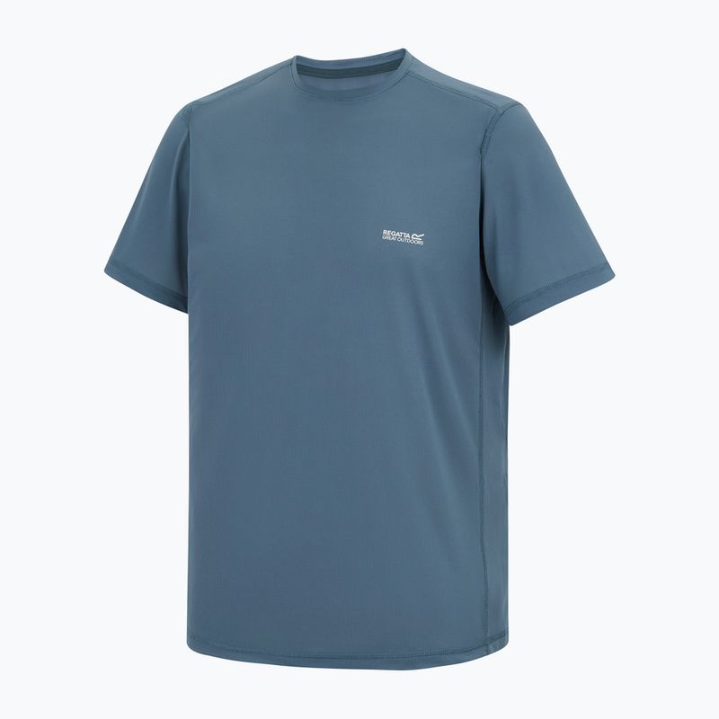 Men's trekking T-shirt REGATTA Mindoi Anti Insect china blue 7