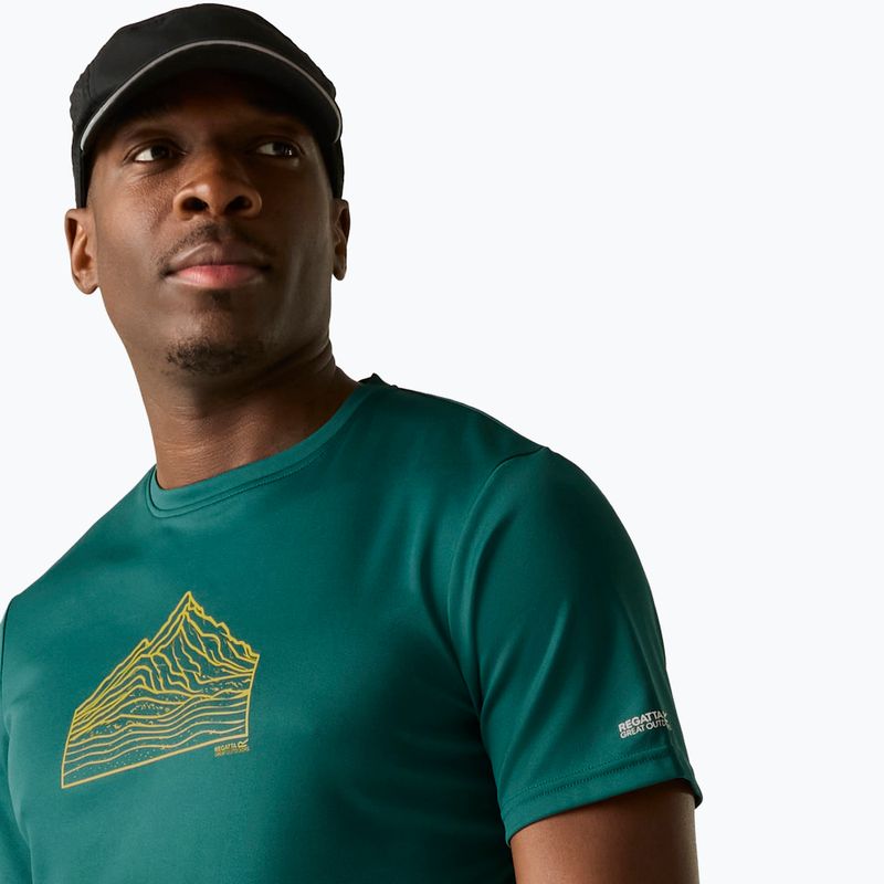 Men's trekking T-shirt REGATTA Fingal mediterranea 4