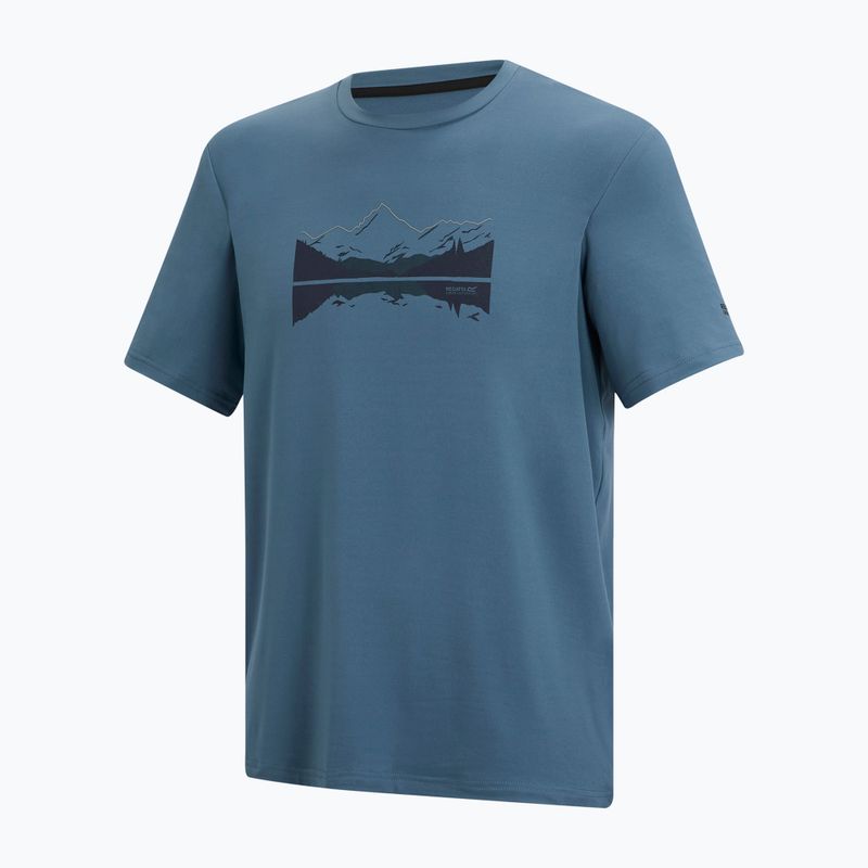 Men's trekking T-shirt REGATTA Fingal Stretch china blue 7