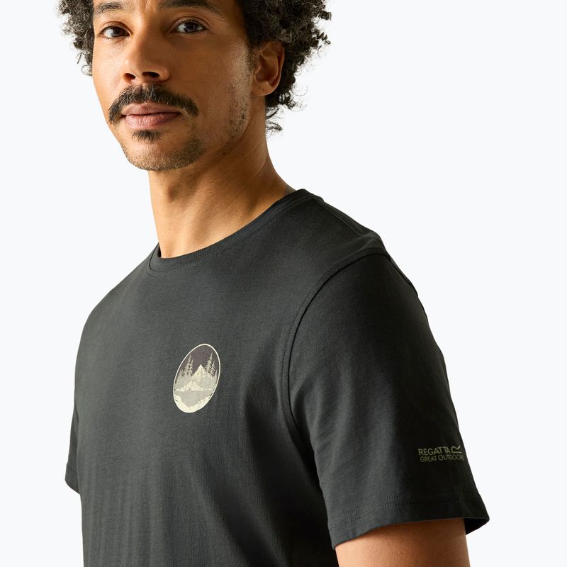 Men's trekking T-shirt REGATTA Breezed ash 4