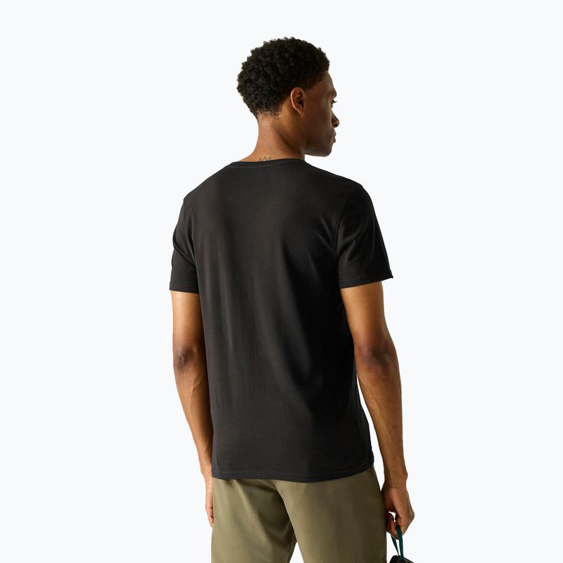 Men's trekking T-shirt REGATTA Breezed black 3