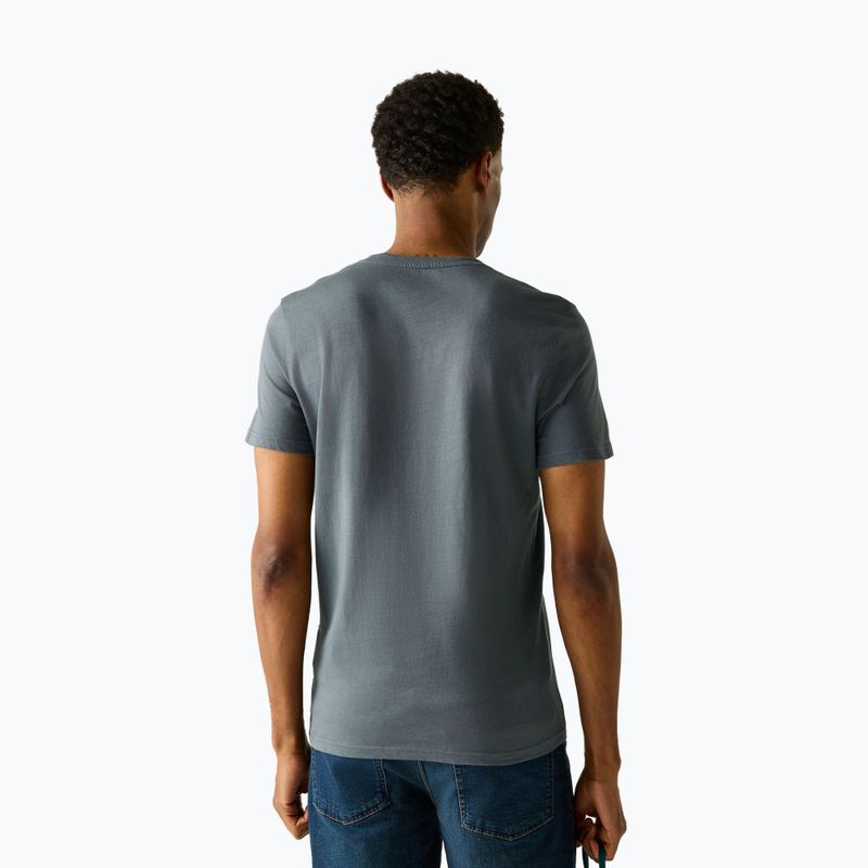 Men's trekking T-shirt REGATTA Breezed dark storm 3