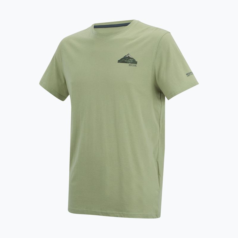 Men's trekking T-shirt REGATTA Breezed light sage 7
