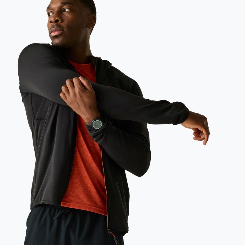 Men's trekking sweatshirt REGATTA Kadley Midlayer black 4