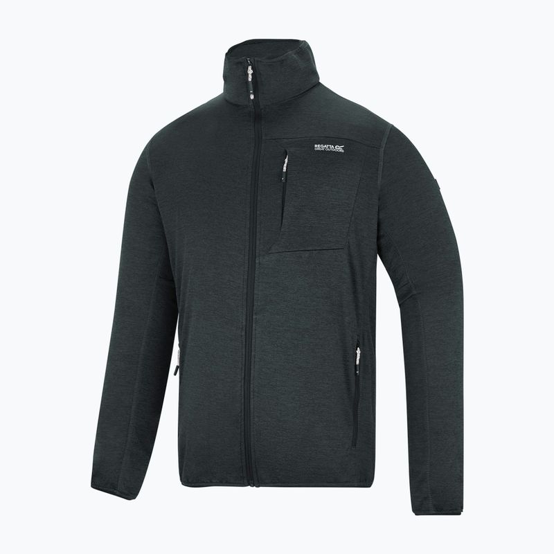 Men's trekking sweatshirt REGATTA Hillden Midlayer dark storm 7