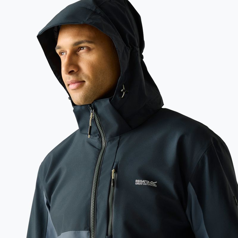 Men's waterproof jacket REGATTA Waterproof Shell Bosfield china blue/night sky 6