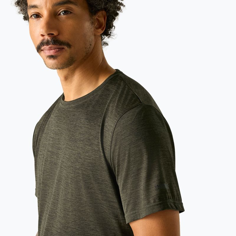 Men's trekking T-shirt REGATTA Fingal Edition dark khaki 4