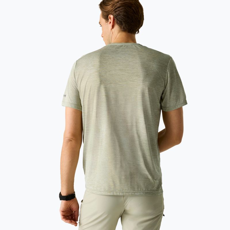 Men's trekking T-shirt REGATTA Fingal Edition light sage 3