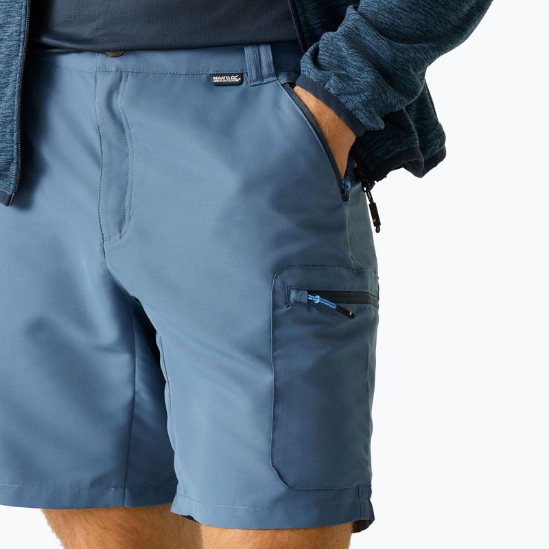 Men's trekking shorts REGATTA Leesville III china blue 4