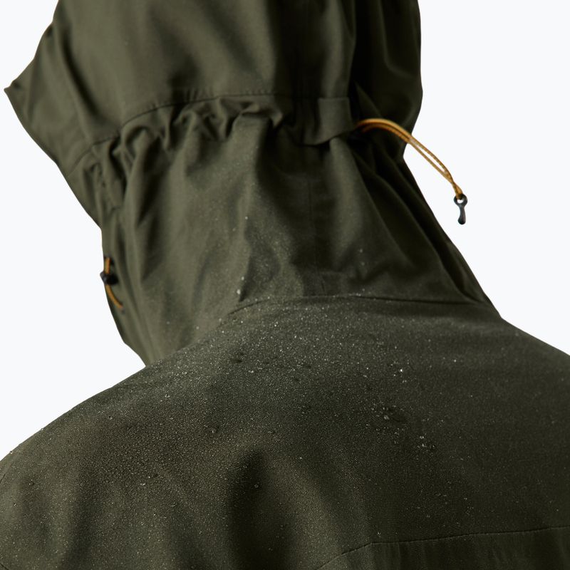 Men's rain jacket REGATTA Birchdale II dark khaki/black 8