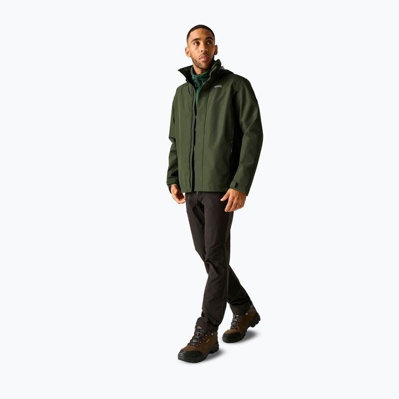 Men's softshell jacket REGATTA Matt II dark khaki/black 2