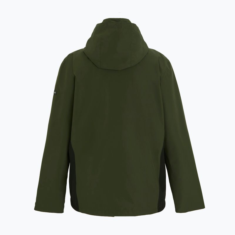 Men's softshell jacket REGATTA Matt II dark khaki/black 9
