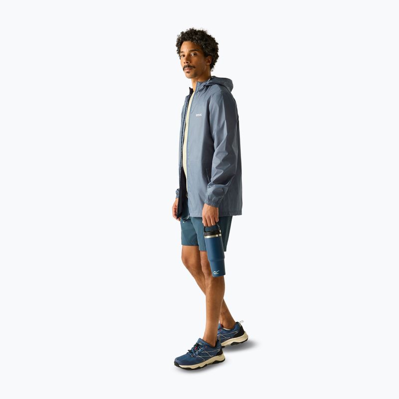 Men's rain jacket REGATTA Pack-It III china blue 2