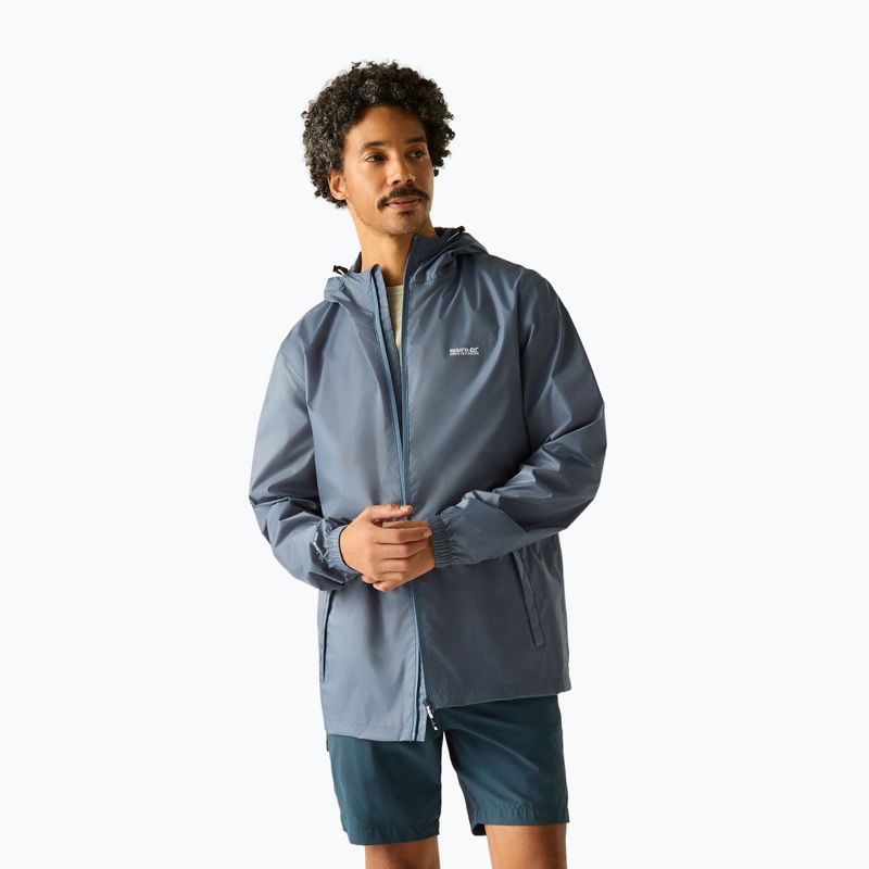 Men's rain jacket REGATTA Pack-It III china blue 4
