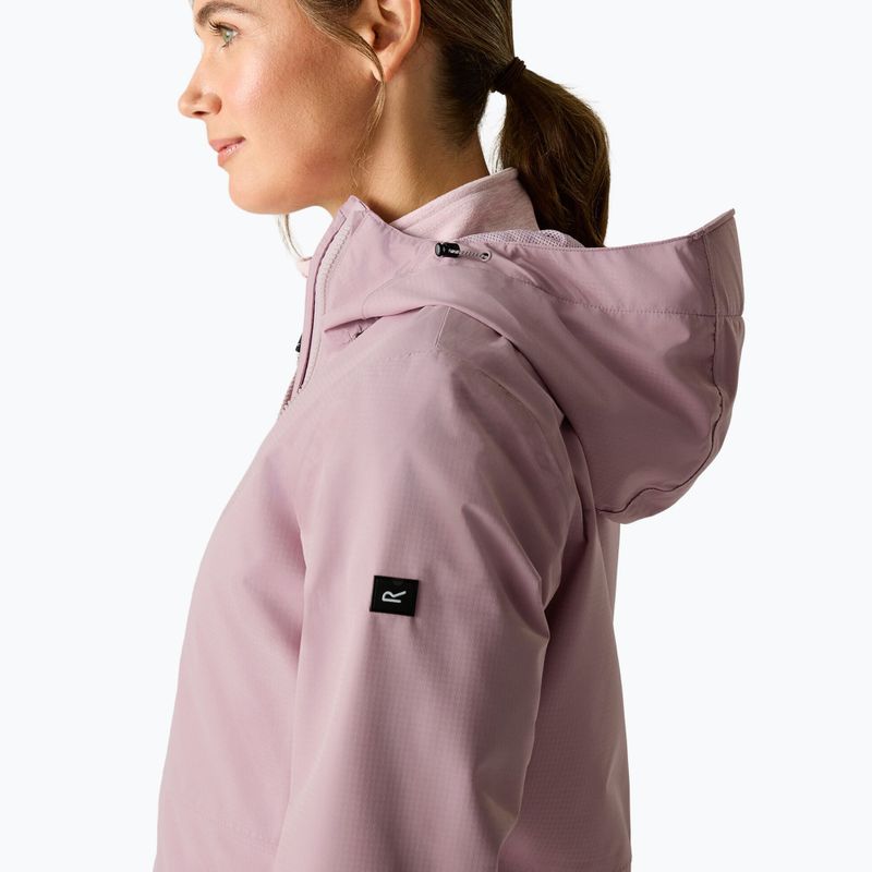 Women's waterproof jacket REGATTA Hamara IV powder lilac 4