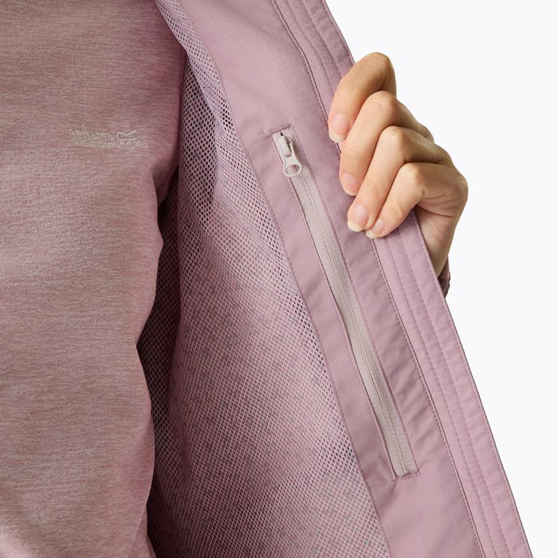 Women's waterproof jacket REGATTA Hamara IV powder lilac 6