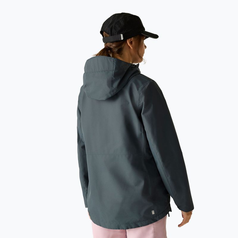 Women's waterproof jacket REGATTA Hamara IV dark storm 3