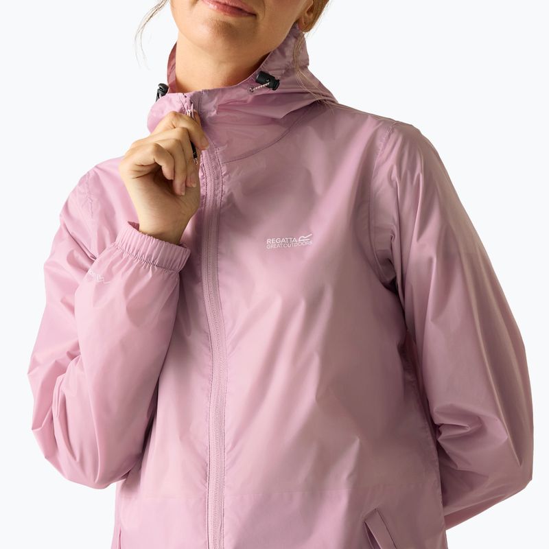 Women's waterproof jacket REGATTA Pack-It III powder lilac 4