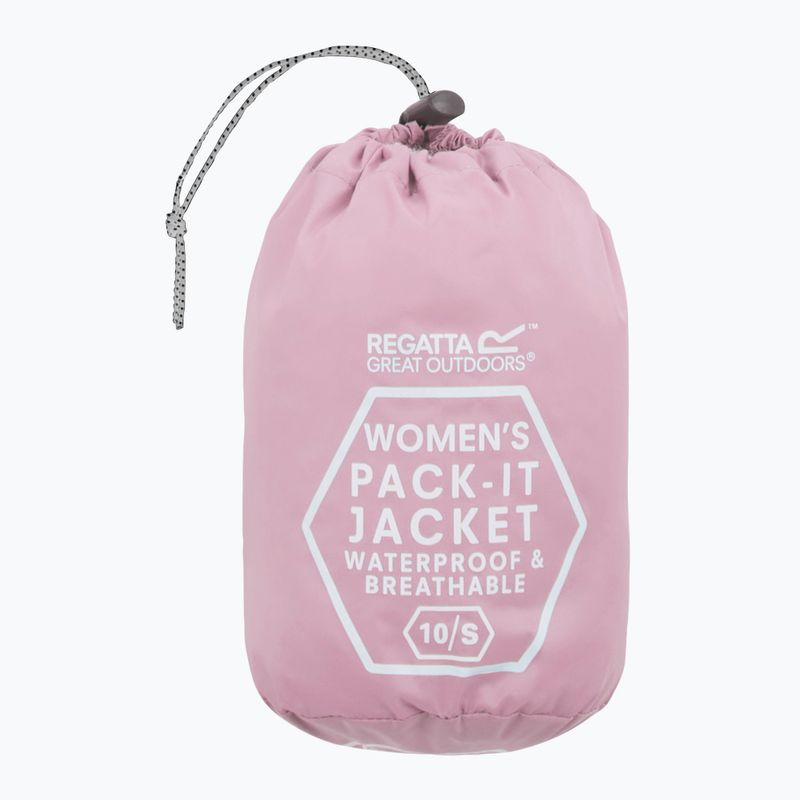 Women's waterproof jacket REGATTA Pack-It III powder lilac 10