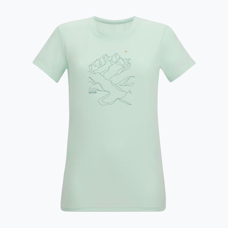 Women's trekking T-shirt REGATTA Fingal ocean mist 5