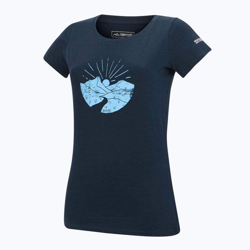 Women's trekking T-shirt REGATTA Breezed navy 3
