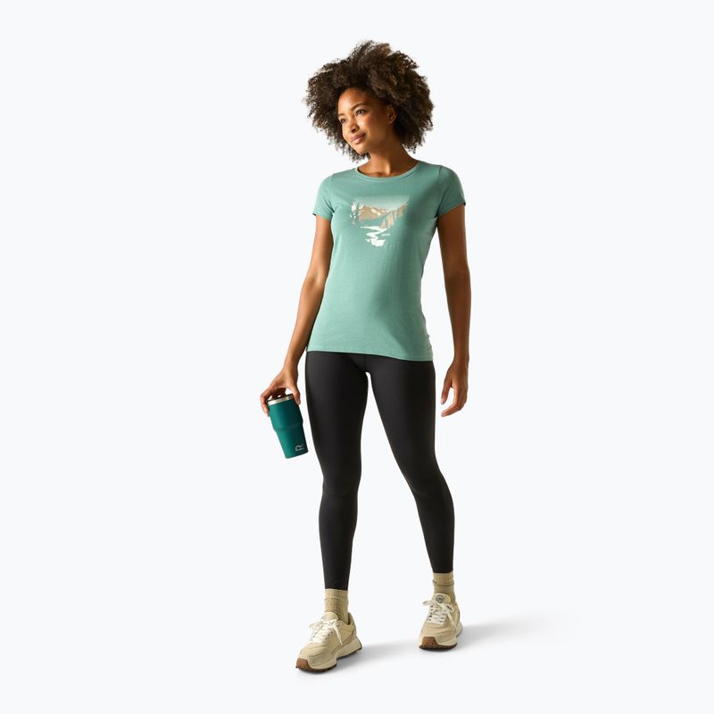 Women's trekking T-shirt REGATTA Breezed ivy moss 2