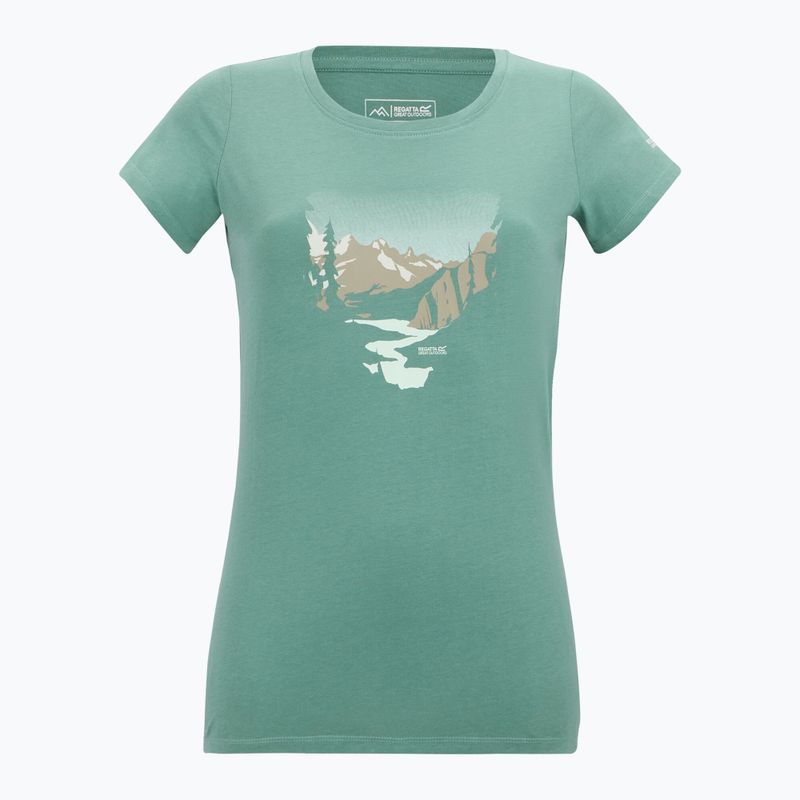 Women's trekking T-shirt REGATTA Breezed ivy moss 6