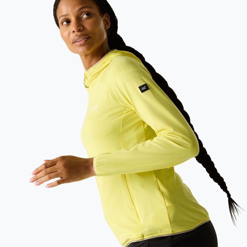 Women's trekking sweatshirt REGATTA Huntdale canary yellow 5