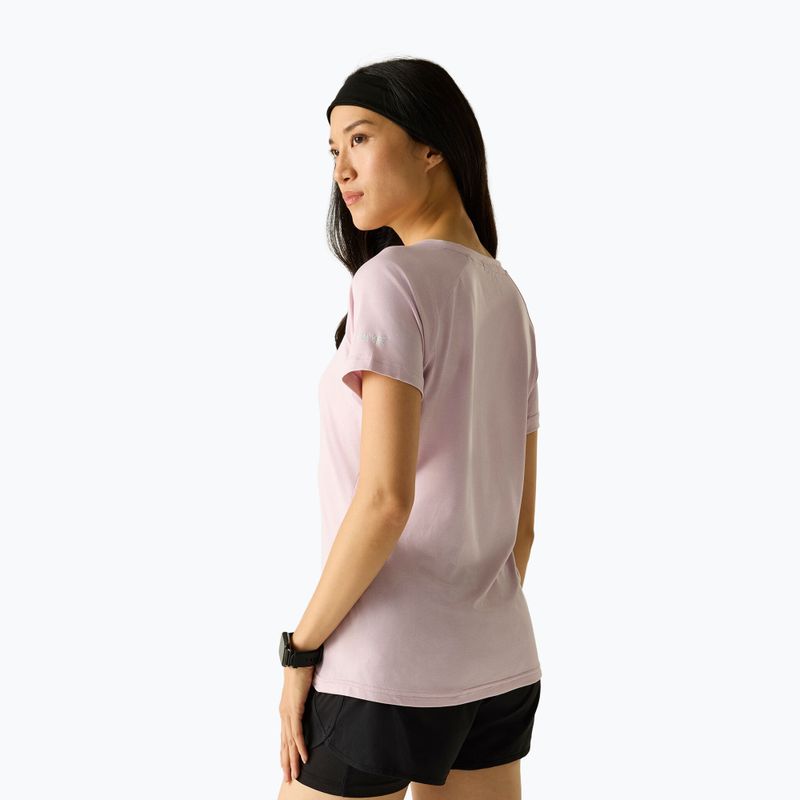 Women's trekking T-shirt REGATTA Limonite powder lilac 3
