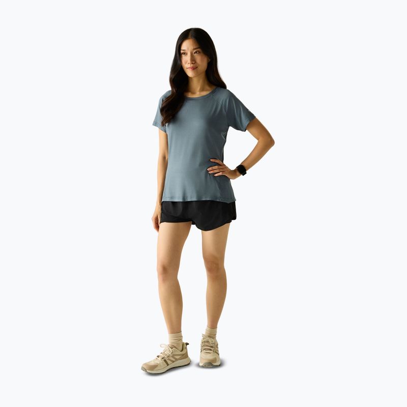 Women's trekking T-shirt REGATTA Limonite dark storm 2