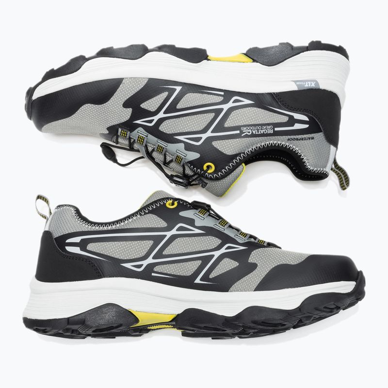 Men's trekking boots REGATTA Blaze II grey/black/dark tang 12