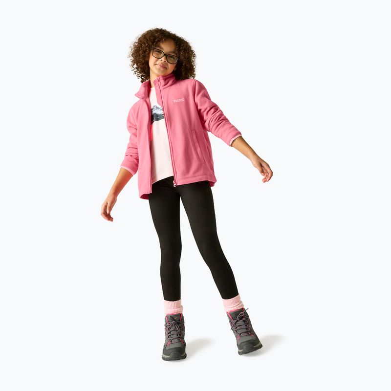 Children's fleece sweatshirt REGATTA King II pink lemonade 2