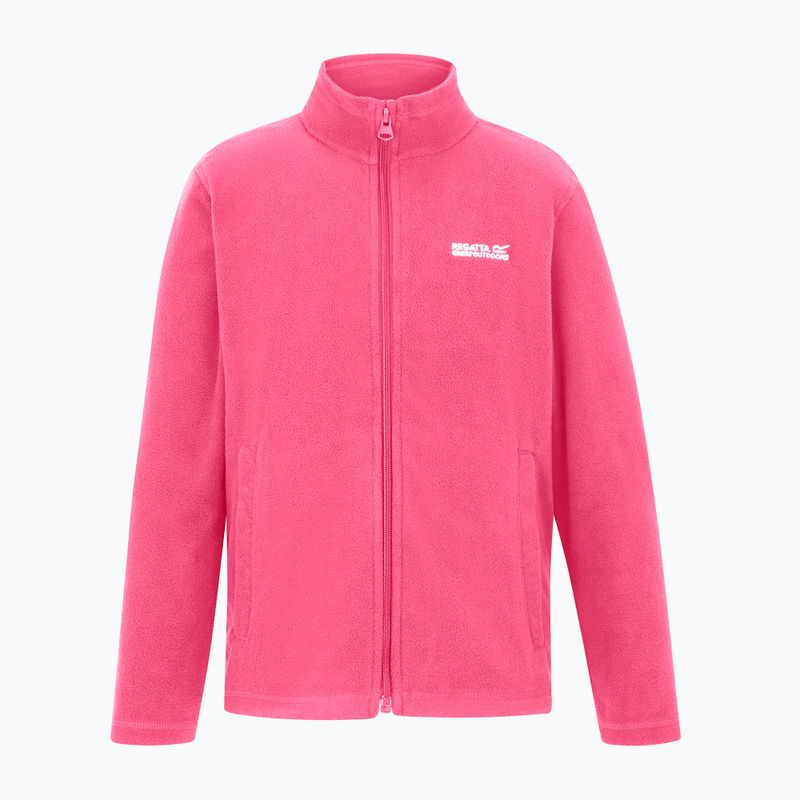 Children's fleece sweatshirt REGATTA King II pink lemonade 6