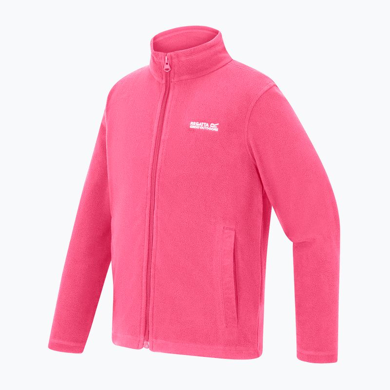Children's fleece sweatshirt REGATTA King II pink lemonade 8