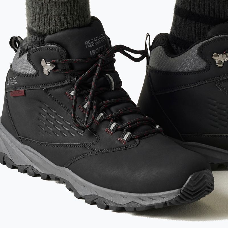 Men's trekking boots REGATTA Amble Boot Waterproof black/riored 8