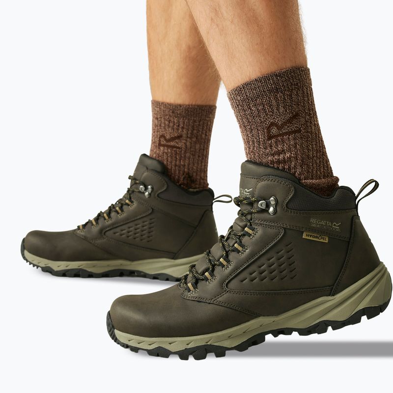 Men's trekking boots REGATTA Amble Boot Waterproof peat/tan 5