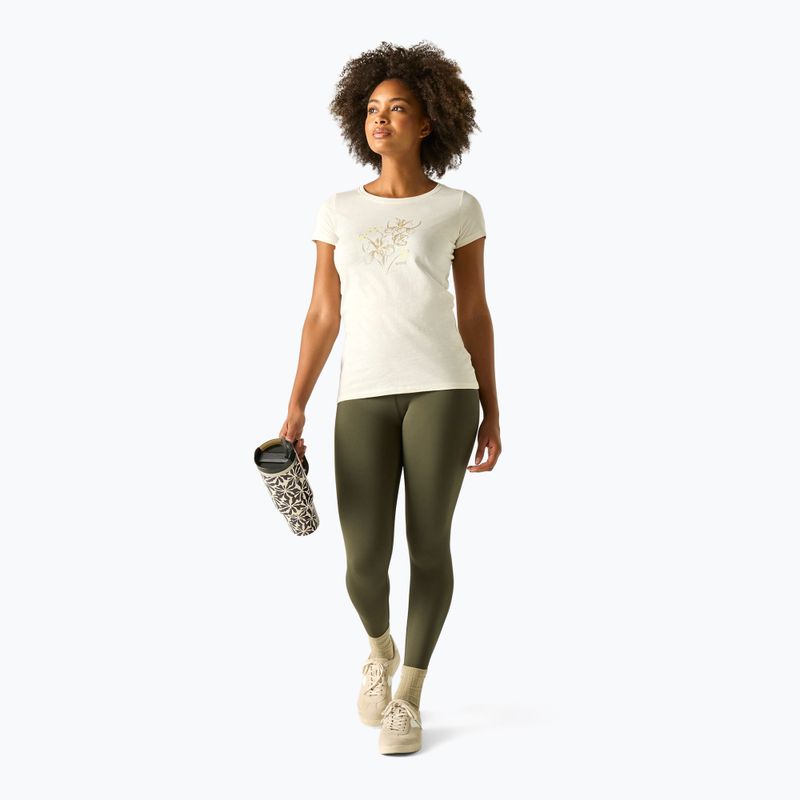 Women's trekking T-shirt REGATTA Breezed barley white 2
