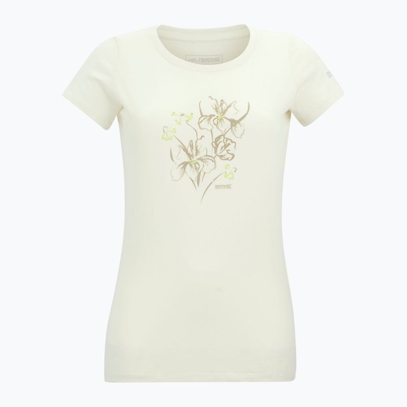 Women's trekking T-shirt REGATTA Breezed barley white 6