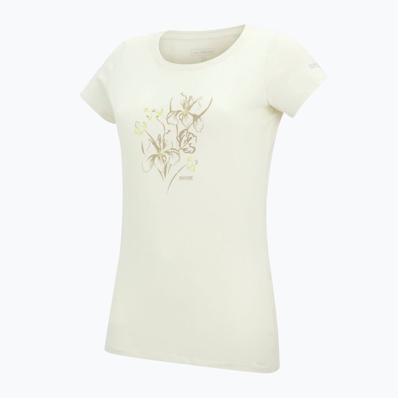 Women's trekking T-shirt REGATTA Breezed barley white 8