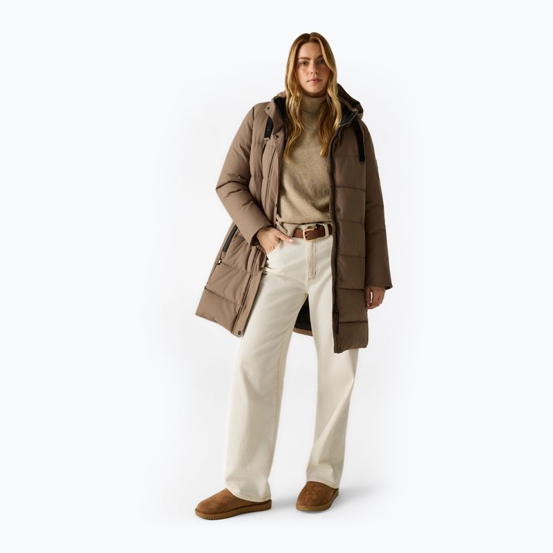 Womens insulated coat REGATTA Eryn mocha/black 3
