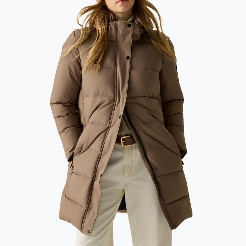 Womens insulated coat REGATTA Eryn mocha/black 6