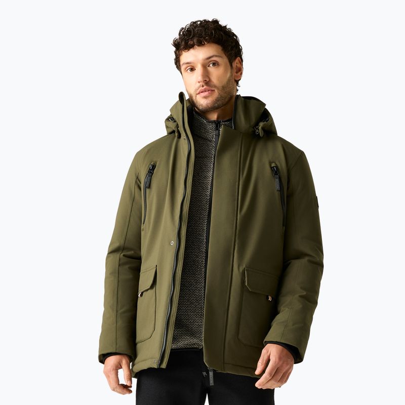 Men's rain jacket REGATTA Marron dark khaki 4